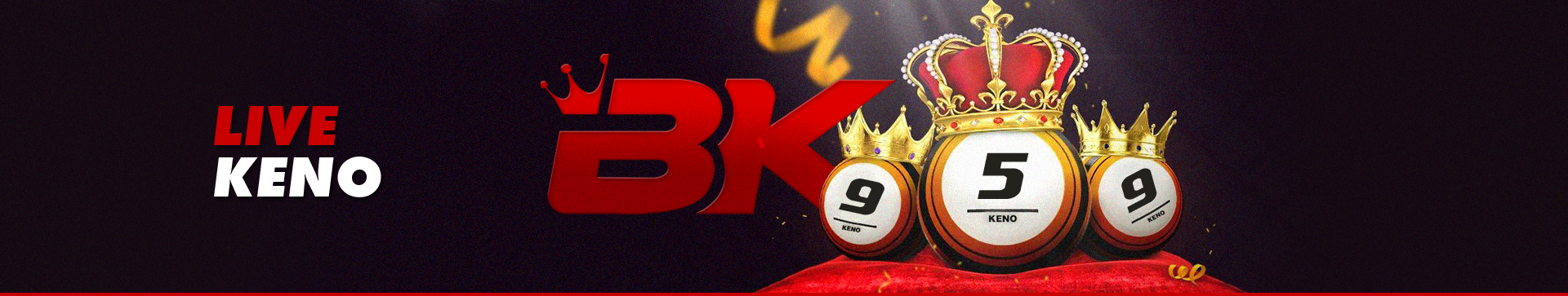 Keno Number Game Banner