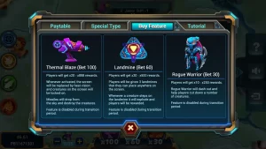 Alien Hunter Skill Selection