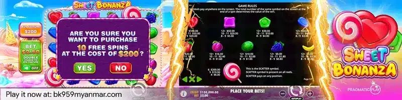 Sweet Bonanza Pragmatic Play Myanmar